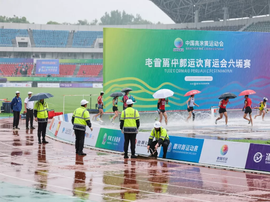 第十五届全运会网球资格赛单项赛事冒雨落幕